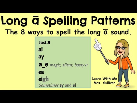 Does eight have a long a sound?