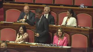 Renzi - Intervento in Senato (28.06.23)