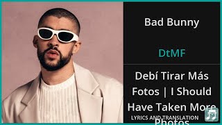 Bad Bunny Dtmf Lyrics English Translation Spanish And English Dual