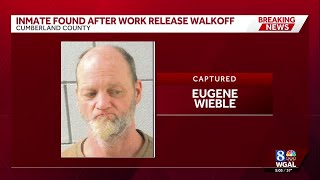 Inmate found after work release walk off