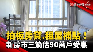 政院拍板房貸.租屋補貼！新房市三箭「估90萬戶受惠」@globalmoneytv