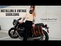 Installing Vintage Saddlebag | Triumph Street Twin