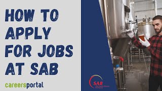 How To Apply For Jobs At SAB | Careers Portal