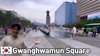 [Korea44] This is Most famous Square in Korea!! Gwanghwamun square!!!