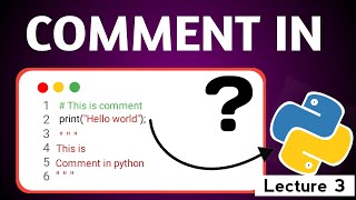 Python Comments Tutorial (2025) | Single-Line and Multi-Line Comments