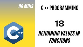 CPP Function Parameters | Returning Values from Functions | C++ Video Tutorial