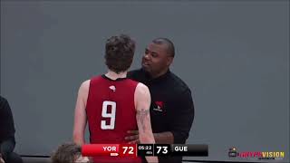 York Lions Comback vs Guelph | OUA Basketball | USports