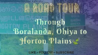 A road tour to Horton Plains through Boralanda, Ohiya road. @deepthiwijesekara369 #srilanka