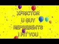 XFRICTOR U GUY I FIT YOU OFFICIAL VIDEO LYRICS (official audio lyrics)