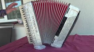 Brand new accordion Scandalli Super VI double cassotto