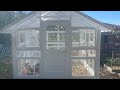 Old window greenhouse build.