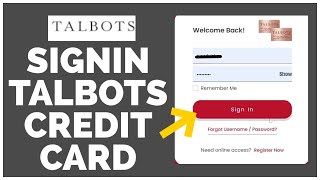 Talbots Credit Card Login: How To Signin Talbots Credit Card Online 2022?