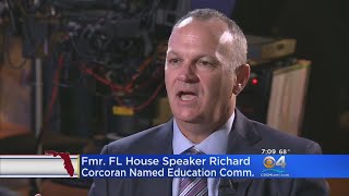 Gov. Elect Ron DeSantis Appoints Richard Corcoran Education Commissioner