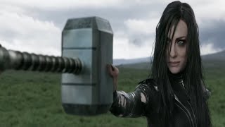 Hela Destroys Mjolnir Scene - Thor: Ragnarok (2017) Movie CLIP HD
