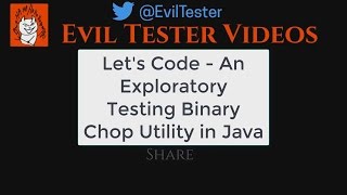 Let's Code a Binary Chop Test Tool in Java for Exploratory Testing - Java For Testers