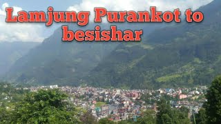 Lamjung Puranokot to besishar travel (Nepal)