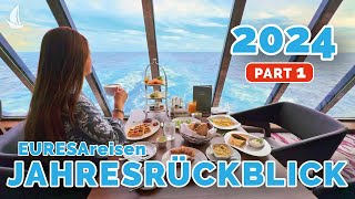 Kreuzfahrt Jahresrückblick 2024 - AIDA, Mein Schiff \u0026 Büroleben | Teil 1