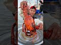 fisherman dagang cooked a ten pound lobster bigger than a corgi enjoyable yummy seafoodcooking