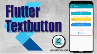 #5 Flutter Textbutton Example | Flutter Tutorials | Material Components Widgets
