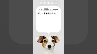 【瞬間英作文】新しい本を読もうよ。