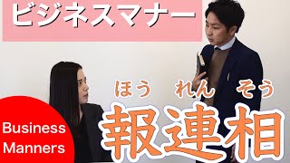 【ビジネスマナー】報連相(ほうれんそう)/report,communicate,consult (business attitude in Japan )