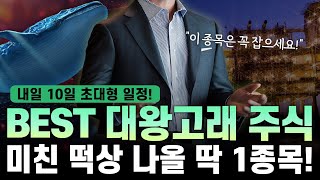 대왕고래 관련주, 내일 10일 초대형 일정! \