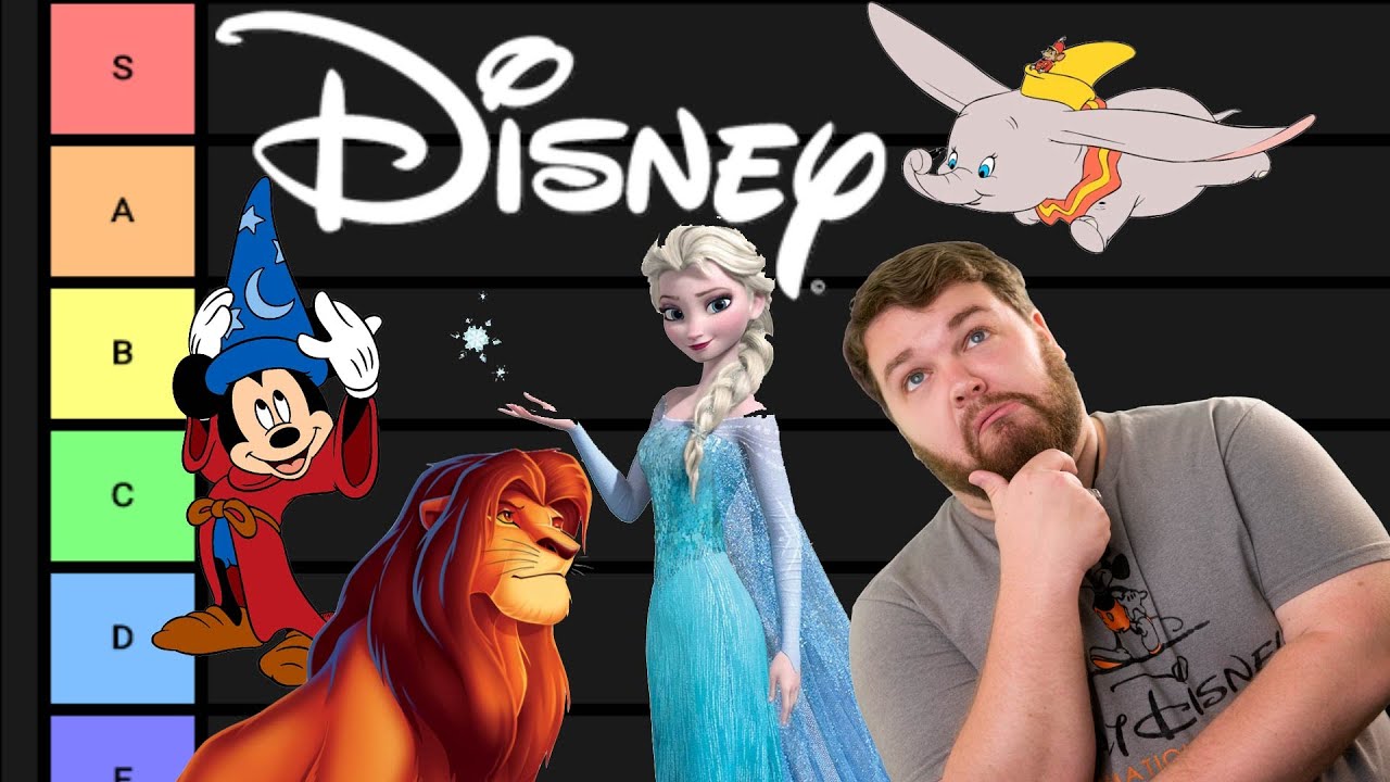 Ranking EVERY Disney Feature Animation Film Movie - Tier List - YouTube