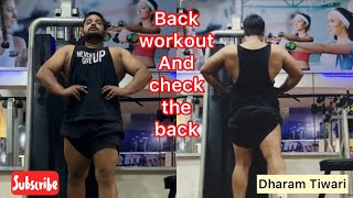 Dumbbell rowing for back by Dharam || Best workout for back