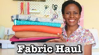 FABRIC HAUL & SEWING PLANS