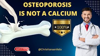 Is Calcium Supplements the Way to Treat Osteoporosis | Christiansen Felix