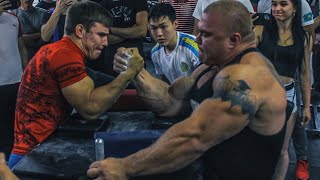 80kg Armwrestler vs 130kg Bodybuilder