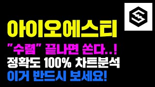 아이오에스티 [긴급] 정확도 100% 차트분석, \