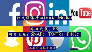 第十一期（2020年6月22日）：社交媒体行业的明日之星：TWTR, SNAP, PINS?