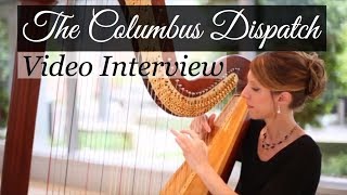 Columbus Dispatch Video Interview ~ Tiffany Envid Jones, Harpist