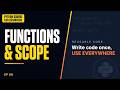 Python Functions Explained | Write Cleaner & Reusable Code | Python Course for Beginners