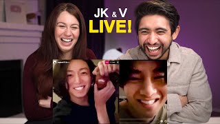 Jungkook & V Instagram Live + JK Karaoke!
