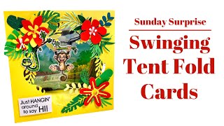 Jungle Aperture Swinging Tent Fold Cards