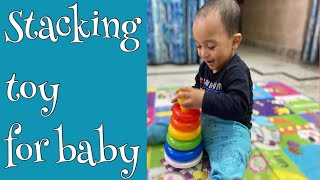 Stacking toy for baby| Learn colours with stacking rings|Review on Stacking toy from Amazon