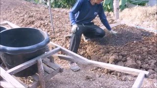 Market-Garden Project #4 - Adding sand to improve soil