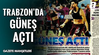 Trabzonspor'un Galibiyeti Manşetlerde / A Spor / Sabah Sporu / 22.12.2024