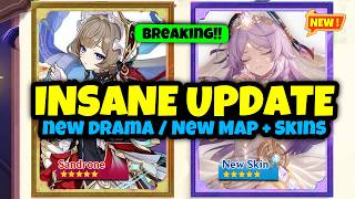 BIG NEWS!!! NEW SANDRONE DRAMA, NEW SKINS + HUGE NEW MAP! - Genshin Impact