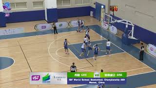 ISF WSC Basketball 2024 - Day 8 M/1-4 GRE vs SRB