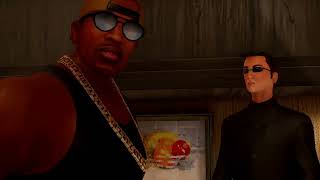 GTA San Andreas (DE) - Woozie reveals' to CJ that he's blind.