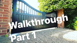 Electric gates in Essex .... a walkthrough of some high end hardwood gates #electricgates