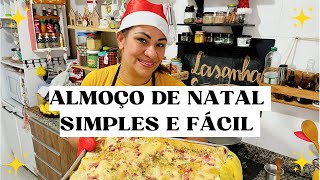 ALMOÇO DE NATAL-SIMPLES E FÁCIL DE FAZER.E UM DELICIOSO PAVETONE #almoço #receitadenatal  #pavetone