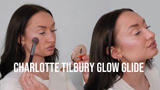 CHARLOTTE TILBURY GLOW GLIDE HIGHLIGHTER | Is It Worth It? Moonlit Glow Review + Application