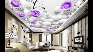 35 Fabulous  Floral  Wallpaper for Ceiling
