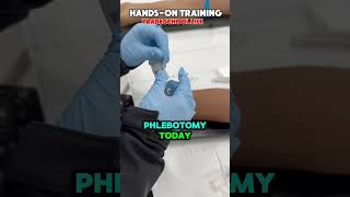 Hands-On Phlebotomy Training: A Day in the Life of a Medical Assistant Student 💉✨