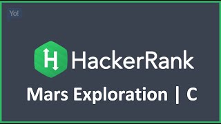 Mars Exploration | Hacker Rank Solution in C Programming