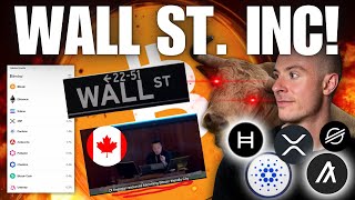 Altcoins Coming To Wall St Unlocking Billions $$!! Canada Bitcoin Reserve!?! No CGT In Hong Kong???